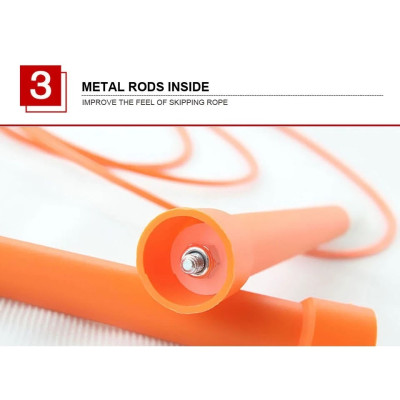 Dây nhảy thể dục AOLIKES A-3201 tập thể lực lõi thép cao cấp sport jump rope