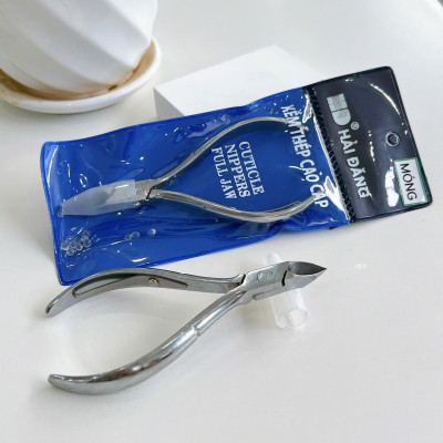 Kìm Bấm Móng Thật Hải Đăng Mũi To Thép Cao Cấp Làm Nail, Kềm Cắt Móng Tay Chân Sáng Bóng, Không Gỉ Siêu Bền Khoẻ Cuticle Nippers da Full Jaw