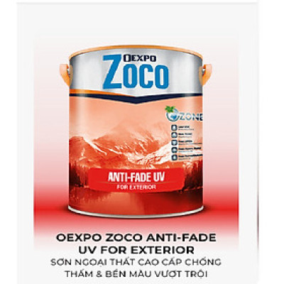 OEXPO ZOCO ANTI-FADE UV FOR EXTERIOR – SƠN NGOẠI THẤT CAO CẤP CHỐNG THẤM & BỀN MÀU VƯỢT TRỘI- OZ 86065