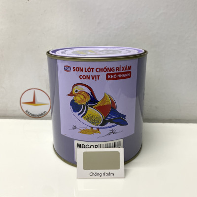 Sơn lót chống rỉ cao cấp TOA con Vịt màu xám 800ml _ MD GOP