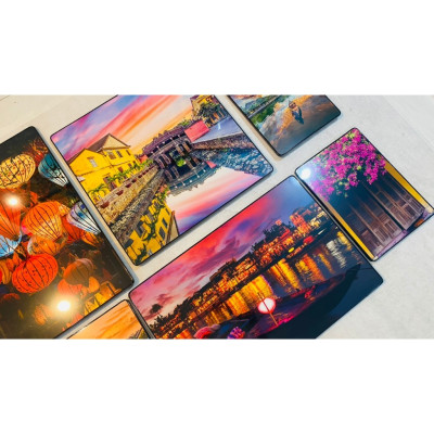 (CÓ ẢNH THẬT) Tranh treo tường Hội An 10 trang trí quán ăn, nhà hàng kèm đinh treo