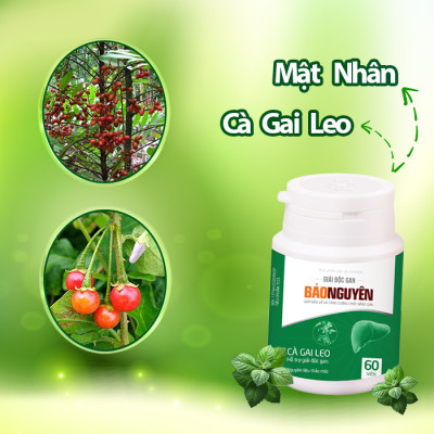 Thực phẩm bảo vệ sức khỏe Viên uống giải độc gan Bảo Nguyên 60 viên [Sắc Ngọc Khang Official]