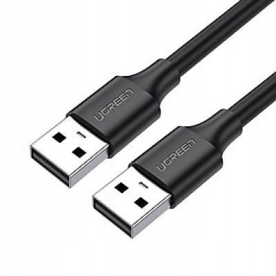 Ugreen UG10309US102TK 1M màu Đen Cáp 2 đầu USB 2.0 vỏ nhựa PVC - HÀNG CHÍNH HÃNG