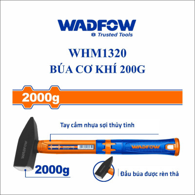 BÚA CƠ KHÍ 200G WHM1320 WADFOW - HÀNG CHÍNH HÃNG