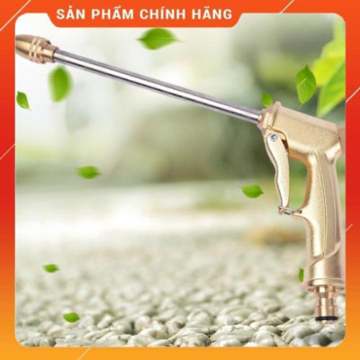 ️ Bộ dây vòi xịt nước rửa xe, tưới cây , tăng áp 3 lần,loại 3m,5m 206701-3 đầu đồng,cút nối nhựa đen