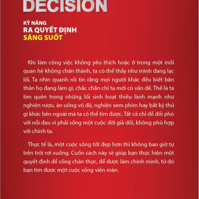 One Decision - Kỹ Năng Ra Quyết Định Sáng Suốt