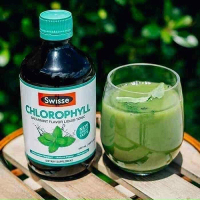 Nước diệp lục cô đặc Úc Swisse Chlorophyll hỗ trợ làm chậm quá trình lão hóa, cải thiện sức khỏe da, tăng cường sức khỏe chung- OZ Slim Store