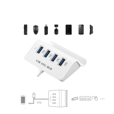Bộ chia 4 Cổng USB OTG HUB - Hàng Nhập Khẩu