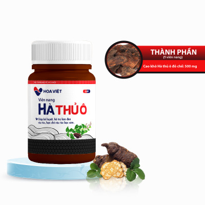Hà thủ ô đỏ giup Bổ huyết, đen râu tóc, tóc bạc sớm