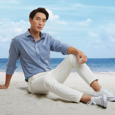 Áo Sơ Mi Sọc Nam Tay Dài N&M Thương Hiệu NINOMAXX 2101084