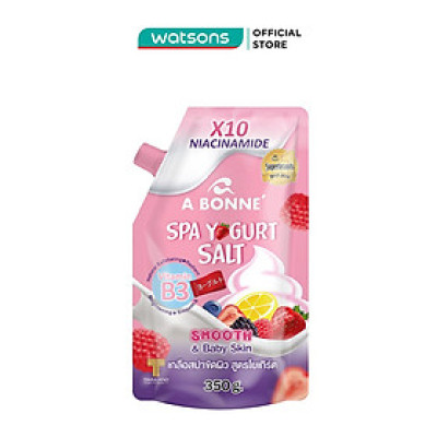 Muối Tắm Sữa Chua A Bonne Spa Yogurt Salt Làm Trắng & Mềm Mịn Da 350g