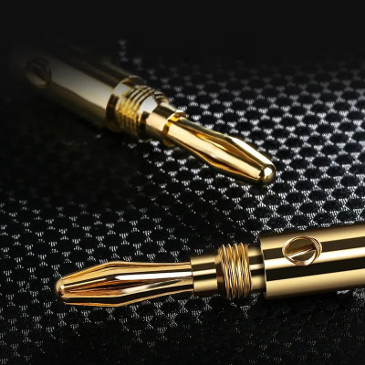 Dây cáp âm thanh giắc hình bắp chuối, vỏ cáp bọc PVC bện nylon cao cấp dài 1m UGREEN AV152 50536 - Hàng chính hãng