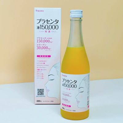 Nước Uống Đẹp Da Fracora Placenta Drink 150000mg Collagen 30000mg _Nhật Bản