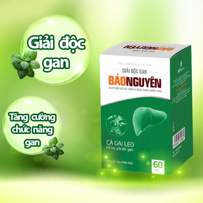 Thực phẩm bảo vệ sức khỏe Viên uống giải độc gan Bảo Nguyên 60 viên [Sắc Ngọc Khang Official]