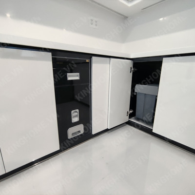 Thùng rác gắn cánh âm tủ eurogold BL300 - Hàng Chính Hãng