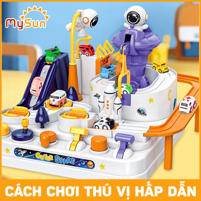 Đồ chơi mô hình giao thông thành phố đường đua ô tô cho bé MySun