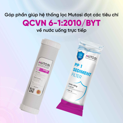 Lõi lọc nước Mutosi - Lõi số 3 PP1M - Hàng chính hãng