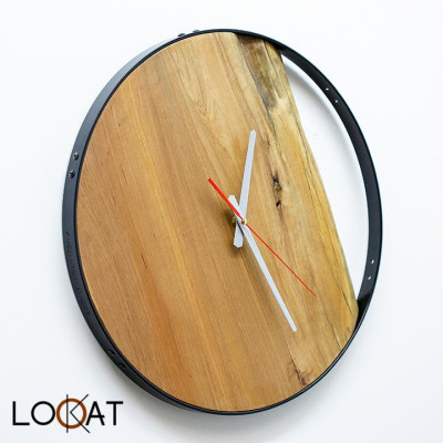 Đồng Hồ Treo Tường Chế Tác Kim Trôi Phong Cách Tối Giản - Sang Trọng Gỗ Mộc 100% Tự Nhiên DH12050023