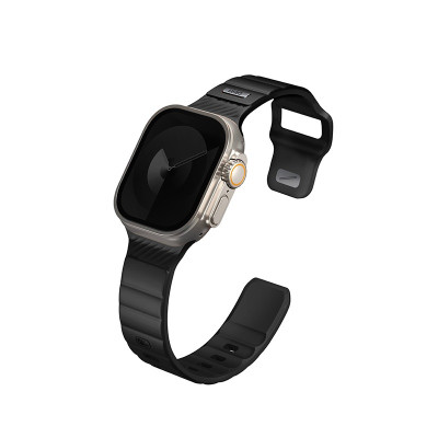 Dây đeo Uniq Stride Fkm Rubber Cho Apple Watch 42/44/45/49mm Chất Liệu Cao Cấp Cao Su FKM Mang Lại Độ Dẻo Dai Vượt Trội Hàng Chính Hãng