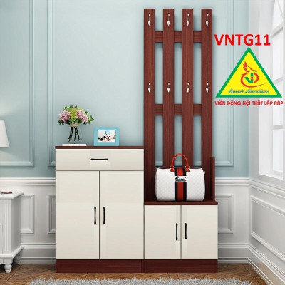 TỦ TRANG TRÍ KIÊM VÁCH NGĂN PHÒNG VNTG11 _ Nội thất lắp ráp Viendong Adv