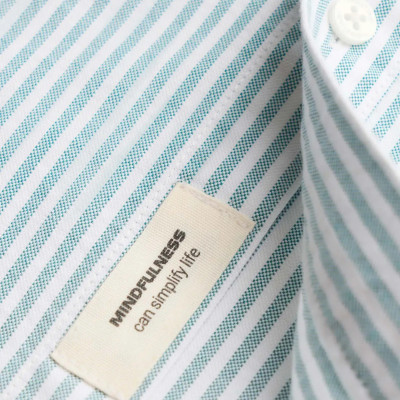 Áo sơ mi tay dài nam oxford sọc. Fitted - RT 10S25SHL007 | ROUTINE CÀ MAU