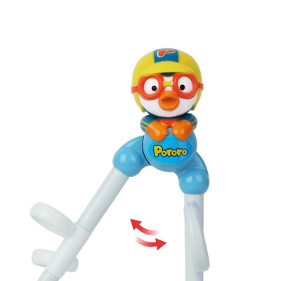 Đũa tập ăn cho bé Pororo thiết kế nhân vật 3D dễ thương có xỏ ngón dễ dàng sử dụng Hàn Quốc