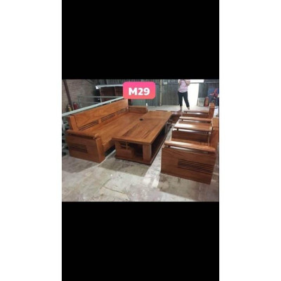 Bàn ghế salon gỗ sồi - Đồ Gỗ Bình Long 0388 639 288