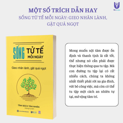 Sách - Sống tử tế mỗi ngày: Gieo nhân lành, gặt quả ngọt - Bizbooks