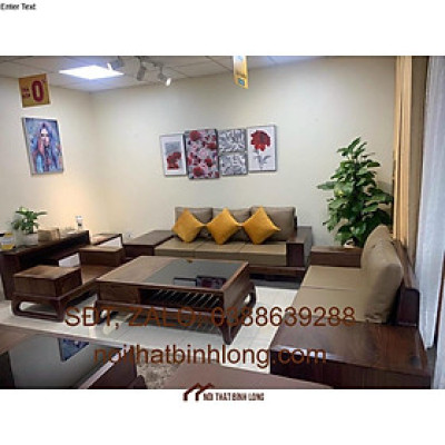 Bộ bàn ghế Phòng Khách Gỗ Sồi Nga Cao cấp ( Mã SGS03)