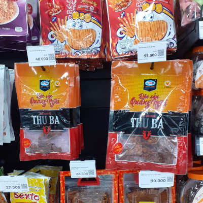 Khô Bò Thu Ba Quảng Ngãi 100 gr dạng miếng