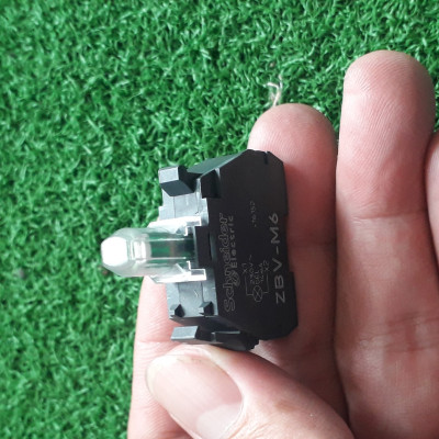 | Chính hãng| Khối đèn Led ZBVM6 Schneider ZBV-M6 220V dùng cho dòng XB4, XB5