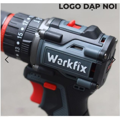 Máy khoan pin WORKFIX 16.8-Pin 4 cell-3 chức năng- Đầu kẹp 13mm- Sản phẩm bảo hành chính hãƞg.