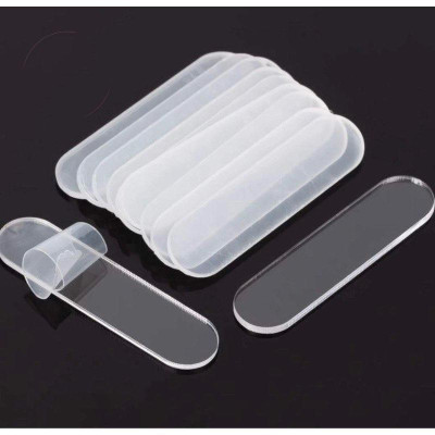 Set 50 Thanh Gắn Móng Mẫu Đầu Vuông Tròn Bằng Nhựa Mica Làm Nail, Trưng Bày Nailbox Chuyên Nghiệp, Cho Salon Và Cá Nhân Nữ Women