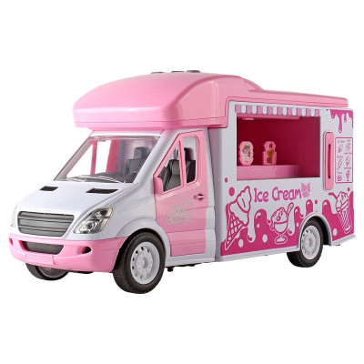 TOYSTAR - 666-01P Mô hình Xe bán kem, Xe ô tô đồ chơi cho bé