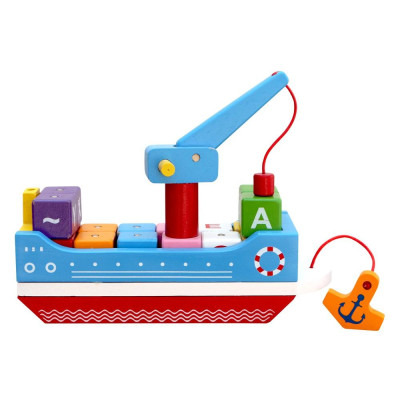 Đồ chơi gỗ: Thuyền tri thức - Phát triển trí tuệ và trí tưởng tượng - Winwintoys 60572