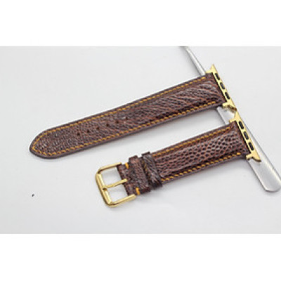 DÂY DA ĐÀ ĐIỂU THẬT HANDMADE HÀNG CHÍNH HÃNG SONGHAN LEATHER , DÂY ĐEO THAY THẾ DÀNH CHO APPLE WATCH PHÙ HỢP CÁC DÒNG SERIES 1-2-3-4-5-6-SE-7 38mm 40mm 41mm 42mm 44mm 45mm   AWOS-01