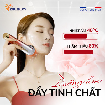 Combo máy nâng cơ và đẩy tinh chất DR SUN VENUS & máy tẩy tế bào chết DR SUN OLYMPUS