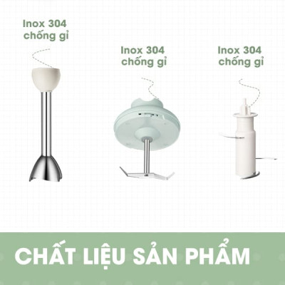 Bộ máy xay cầm tay đa năng Model: JBQ-B50E1- Hàng chính hãng