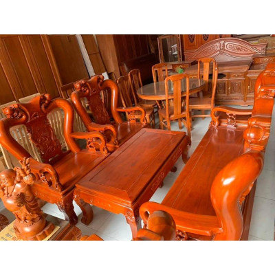 Bộ bàn ghế Minh Quốc Đào gỗ Xoan Ta