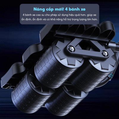 Con Lăn 4 Bánh RW099 - RW100 Tập Bụng Trợ Lực Thế Hệ Mới - Khuỷu Tay - Plank Tại Nhà