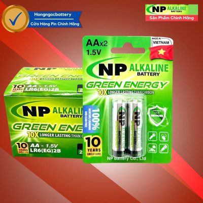 Hộp 12 Đôi ( 24 Viên ) Pin AA và AAA NP Battery Alkaline 1,5V - Hàng chính hãng
