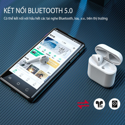 (Hỗ Trợ Tiếng Việt) Máy Nghe Nhạc Android MP4 Màn Hình Cảm Ứng 4.0 Inch Bluetooth WiFi Ruizu H8 - Hàng Chính Hãng