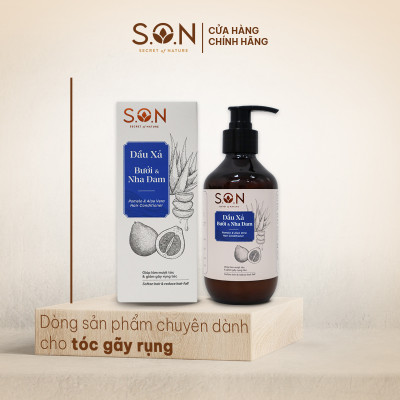 Dầu xả ngải cứu & nha đam S.O.N dưỡng tóc suông mượt, giảm gãy rụng