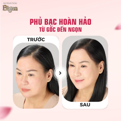 Thuốc nhuộm dưỡng tóc phủ bạc thảo dược Bigen Conditioner Thương hiệu Nhật Bản 80ml dạng kem