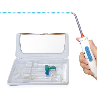 Máy tăm nước cá nhân WaterJet Flosser Slim (4 đầu tăm, dùng được cho người niềng răng, có đầu cạo lưỡi)