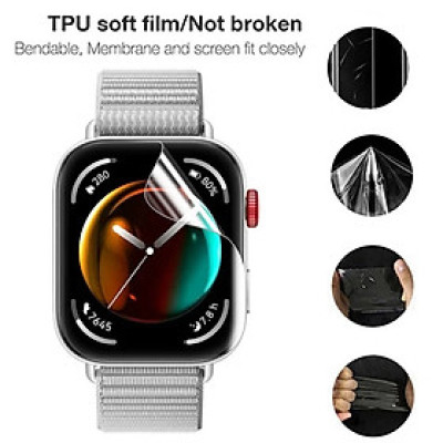 Miếng Dán Mặt Đồng Hồ Hydrogel Film cho đồng hồ Huawei Watch Fit 3_ Hàng chính hãng