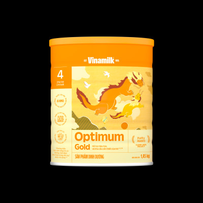 Sữa bột VinamilkOptimum Gold Step 4 Hộp Thiếc 1450g