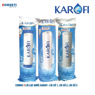 Combo 9 lõi lọc nước Karofi Hàng chính hãng dùng cho máy lọc nước Karofi K9IQ-2A