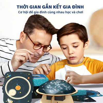 Đồ chơi khoa học lắp ráp mô hình Stem Mideer, đồ chơi cho bé trai 5, 6,7,8,9,10 tuổi