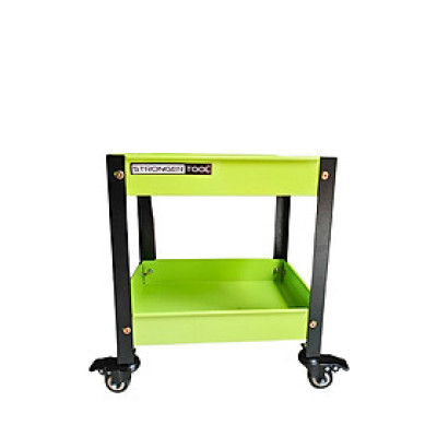 Xe đẩy dụng cụ mini 2 tầng thép sơn tĩnh điện